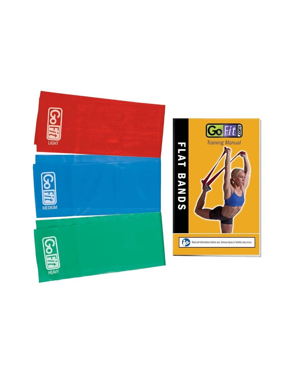 GoFit - Band Kit for Resistance Band Training, Stretch Resistance